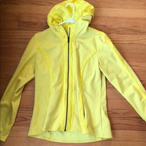 Athleta Running Jacket, Yellow XL